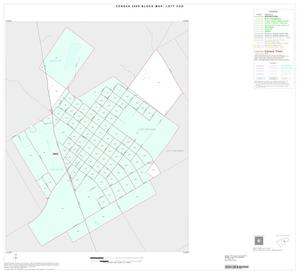 2000 Census County Subdivison Block Map: Lott CCD, Texas, Inset A01