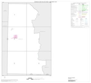 2000 Census County Subdivison Block Map: Bryson CCD, Texas, Index