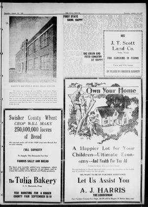 The Tulia Herald Tulia Tex Vol No 34 Ed 1 Thursday August 22 1929 Page 1 The Portal To Texas History