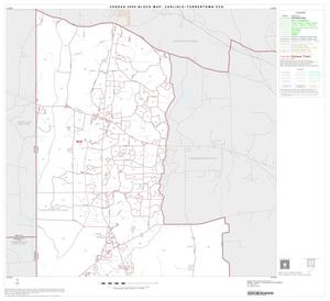 2000 Census County Subdivison Block Map: Carlisle-Turnertown CCD, Texas, Block 1