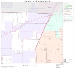 Primary view of object titled '2000 Census County Subdivison Block Map: Northeast Tarrant CCD, Texas, Block 2'.