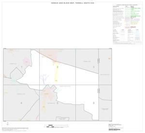 2000 Census County Subdivison Block Map: Terrell South CCD, Texas, Index