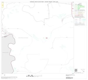 2000 Census County Subdivison Block Map: Cedar Creek Lake CCD, Texas, Block 25