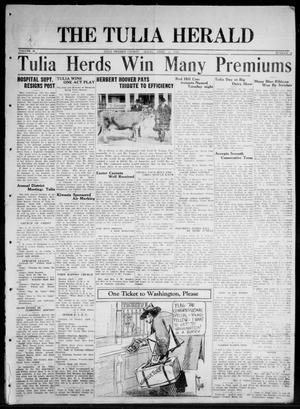 The Tulia Herald (Tulia, Tex), Vol. 20, No. 14, Ed. 1, Thursday, April 4, 1929