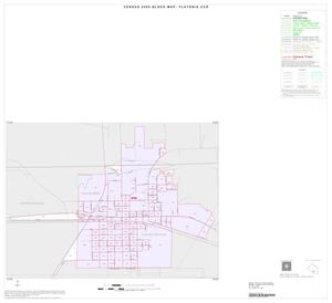 2000 Census County Subdivison Block Map: Flatonia CCD, Texas, Inset A01