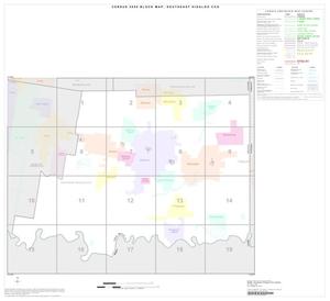 2000 Census County Subdivison Block Map: Southeast Hidalgo CCD, Texas, Index