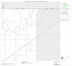 Primary view of object titled '2000 Census County Subdivison Block Map: Stratford West CCD, Texas, Block 2'.