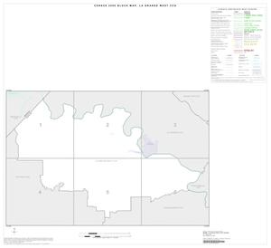 2000 Census County Subdivison Block Map: La Grange West CCD, Texas, Index