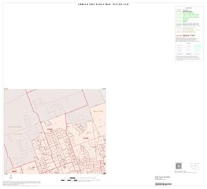 2000 Census County Subdivison Block Map: Taylor CCD, Texas, Inset B01