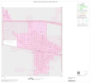 2000 Census County Subdivison Block Map: Iowa Park CCD, Texas, Inset A01