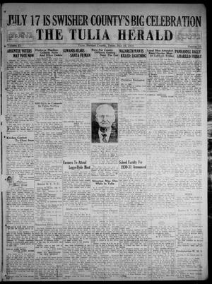The Tulia Herald (Tulia, Tex), Vol. 21, No. 28, Ed. 1, Thursday, July 10, 1930