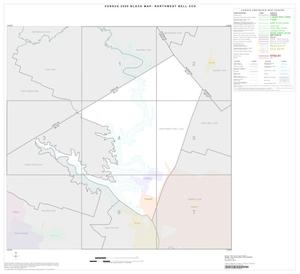 2000 Census County Subdivison Block Map: Northwest Bell CCD, Texas, Index