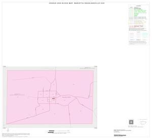 2000 Census County Subdivison Block Map: Marietta-Douglassville CCD, Texas, Inset A01