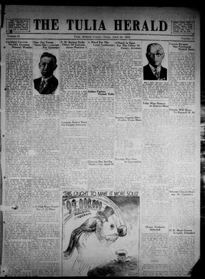 The Tulia Herald (Tulia, Tex), Vol. 21, No. 17, Ed. 1, Thursday, April 24, 1930