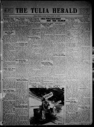 The Tulia Herald (Tulia, Tex), Vol. 21, No. 16, Ed. 1, Thursday, April 17, 1930