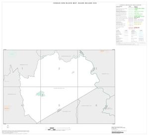 2000 Census County Subdivison Block Map: Gause-Milano CCD, Texas, Index