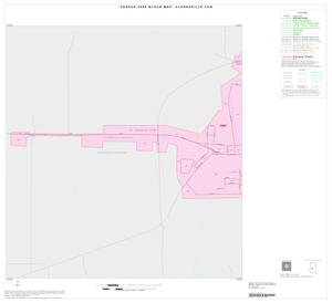 2000 Census County Subdivison Block Map: Clarksville CCD, Texas, Inset A01