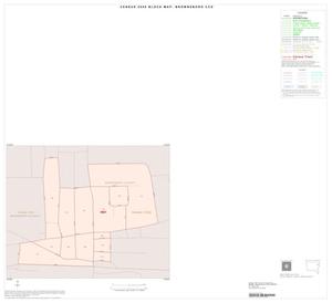 2000 Census County Subdivison Block Map: Brownsboro CCD, Texas, Inset A01