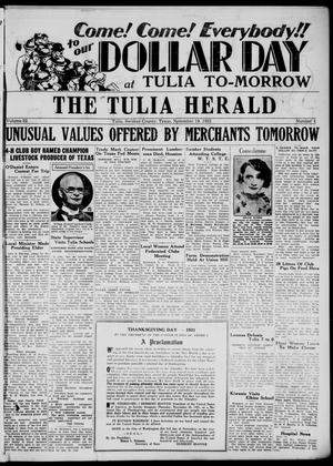 The Tulia Herald (Tulia, Tex), Vol. 22, No. 47, Ed. 1, Thursday, November 19, 1931