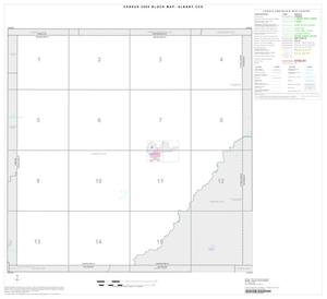 2000 Census County Subdivison Block Map: Albany CCD, Texas, Index