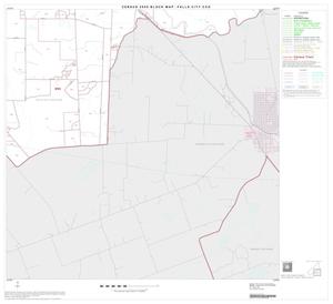 2000 Census County Subdivison Block Map: Falls City CCD, Texas, Block 4