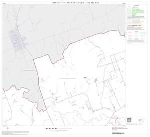 2000 Census County Subdivison Block Map: Lincoln-Dime Box CCD, Texas, Block 2