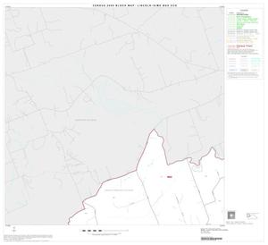 2000 Census County Subdivison Block Map: Lincoln-Dime Box CCD, Texas, Block 1