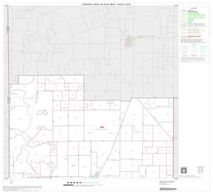 2000 Census County Subdivison Block Map: Rule CCD, Texas, Block 1