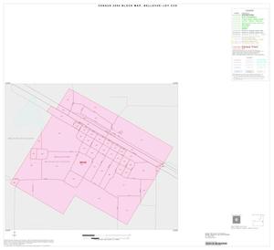 2000 Census County Subdivison Block Map: Bellevue-Joy CCD, Texas, Inset A01