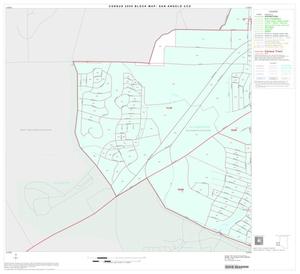 2000 Census County Subdivison Block Map: San Angelo CCD, Texas, Block 9