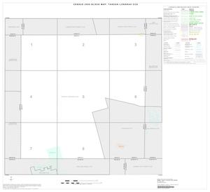 Primary view of object titled '2000 Census County Subdivison Block Map: Tarzan-Lenorah CCD, Texas, Index'.