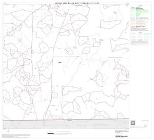 2000 Census County Subdivison Block Map: Sterling City CCD, Texas, Block 8