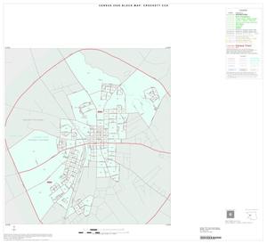 2000 Census County Subdivison Block Map: Crockett CCD, Texas, Inset A01