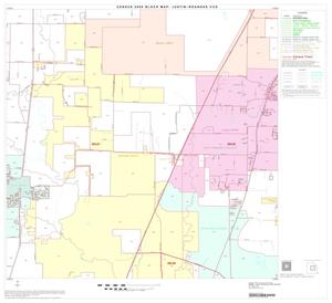 2000 Census County Subdivison Block Map: Justin-Roanoke CCD, Texas, Block 5