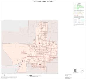 2000 Census County Subdivison Block Map: Bonham CCD, Texas, Inset A01