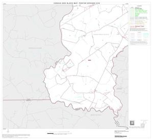 2000 Census County Subdivison Block Map: Porter Springs CCD, Texas, Block 3