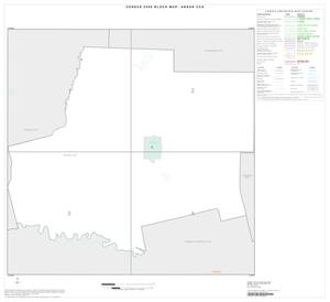 2000 Census County Subdivison Block Map: Anson CCD, Texas, Index