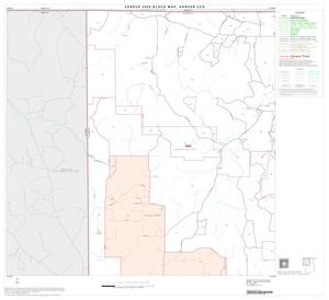 Primary view of object titled '2000 Census County Subdivison Block Map: Harper CCD, Texas, Block 1'.