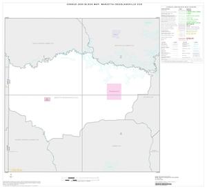 2000 Census County Subdivison Block Map: Marietta-Douglassville CCD, Texas, Index