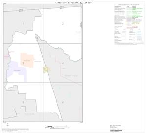 2000 Census County Subdivison Block Map: Waller CCD, Texas, Index