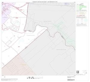 2000 Census County Subdivison Block Map: San Marcos CCD, Texas, Block 11