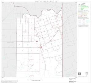 2000 Census County Subdivison Block Map: Thalia CCD, Texas, Block 1