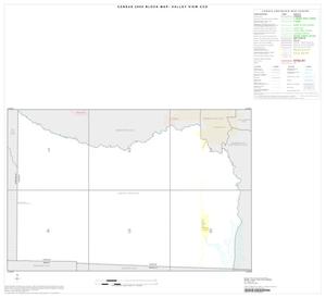 Primary view of object titled '2000 Census County Subdivison Block Map: Valley View CCD, Texas, Index'.