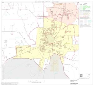 2000 Census County Subdivison Block Map: Atlanta CCD, Texas, Block 8