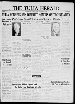 The Tulia Herald (Tulia, Tex), Vol. 27, No. 47, Ed. 1, Thursday, November 19, 1936