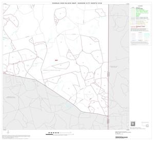 2000 Census County Subdivison Block Map: Garden City North CCD, Texas, Block 6