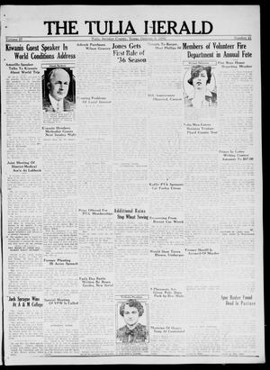 The Tulia Herald (Tulia, Tex), Vol. 27, No. 41, Ed. 1, Thursday, October 8, 1936