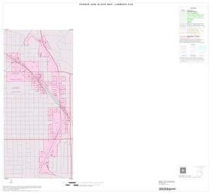 2000 Census County Subdivison Block Map: Lubbock CCD, Texas, Inset D01