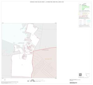 Primary view of object titled '2000 Census County Subdivison Block Map: Livingston-New Willard CCD, Texas, Inset A07'.