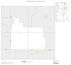 2000 Census County Subdivison Block Map: Sagerton CCD, Texas, Index